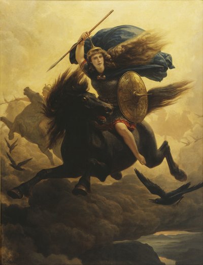 Valkyrie, 1865 by Peter Nicolai Arbo